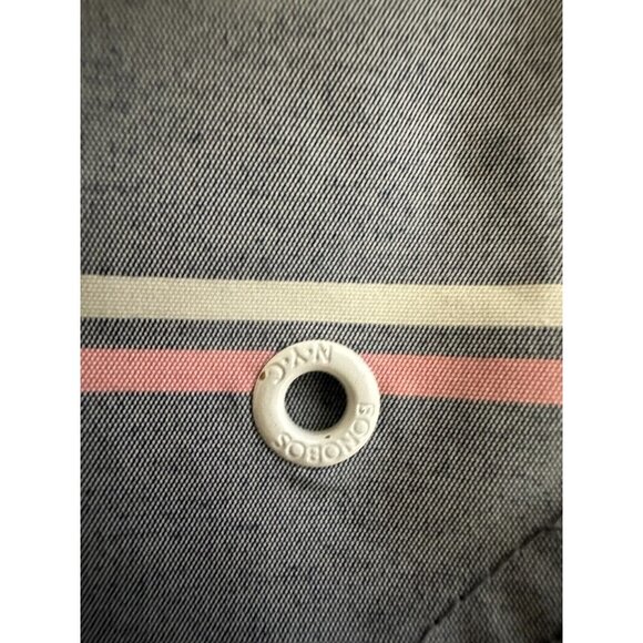 Bonobos Worn Once  Swim Trunks  Nylon Gray Striped Pink Men size L - Picture 8 of 11